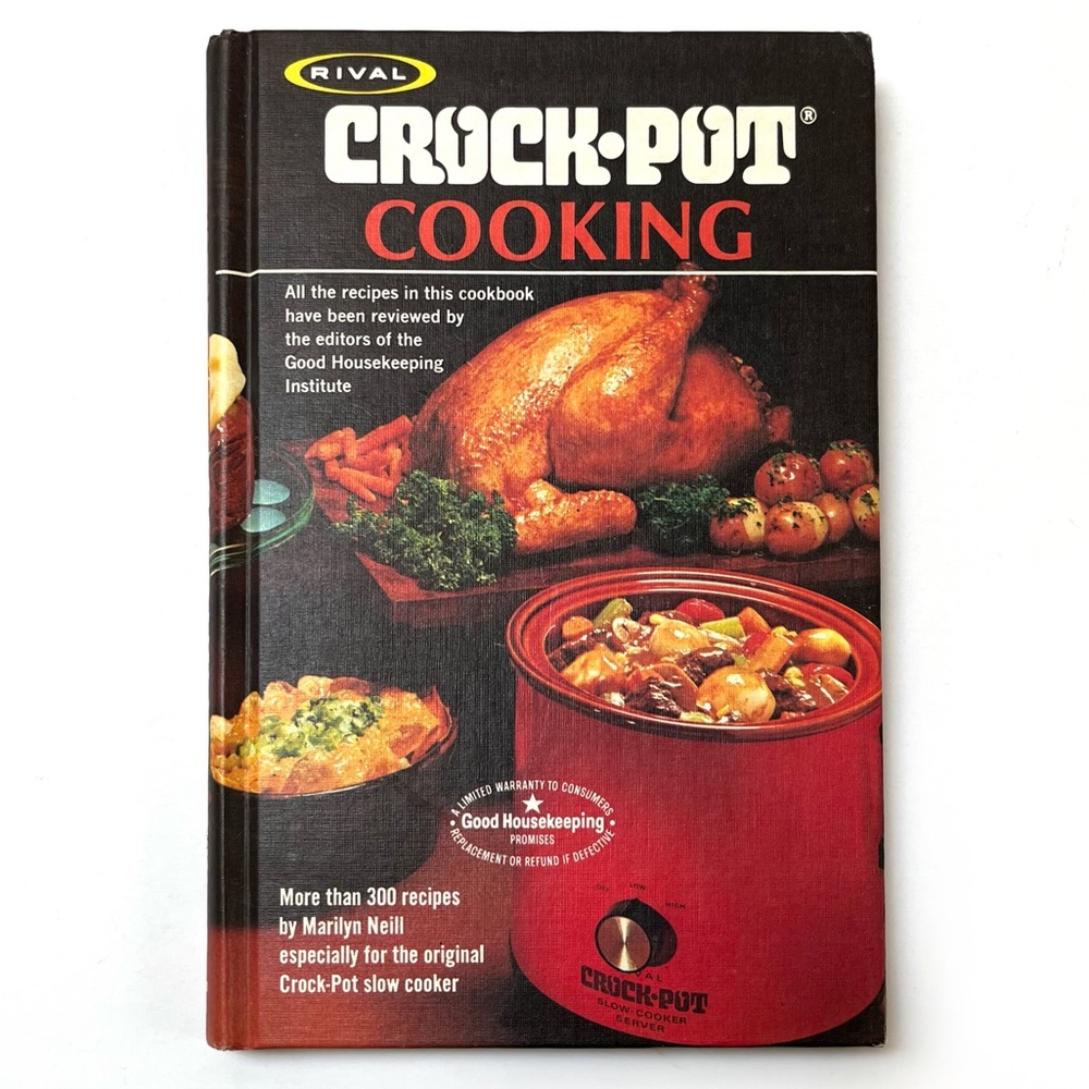 Vintage Rival Crockpot Cooking Cookbook